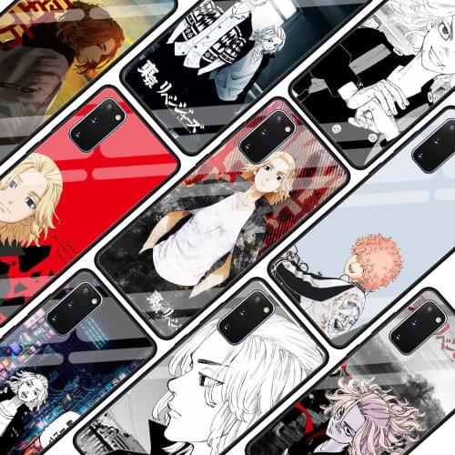 Tokyo Revengers Glass Phone Case For Samsung Galaxy S20 FE S21 Ultra 5G S10Plus S9 S10(6.1) S8 S10e Cover