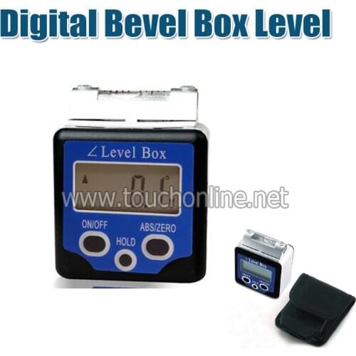 Digital Bevel Box Level Angle Finder Gauge Sensor 360 Degrees Protractor Spirit Level Inclinometer With High Precision Bubble