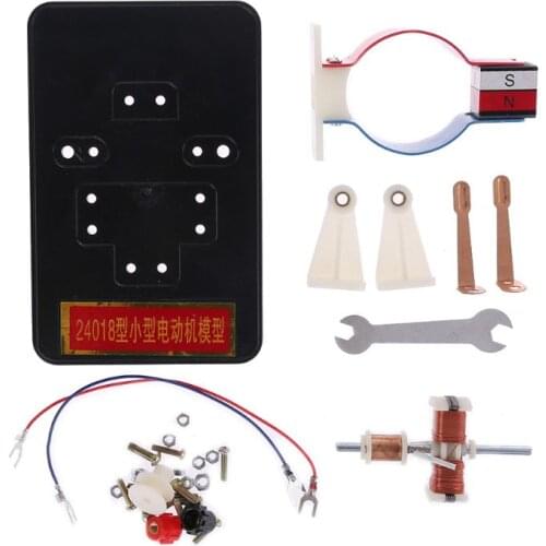 DIY Simple DC Electric Motor Model Assemble Kit for Kids Physics Science Educational Toys