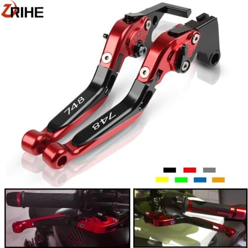 For Ducati 748 1999 2000 2001 2002 2003 2004 Motorcycle CNC Aluninum brake handle Adjustable Foldable Clutch Brake Levers Handle