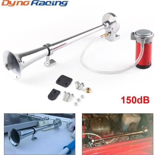 150dB Super Loud 12V Single Trumpet Air Horn Compressor for Car Truck Boat Train Horn Hooter For Auto Sound Signal