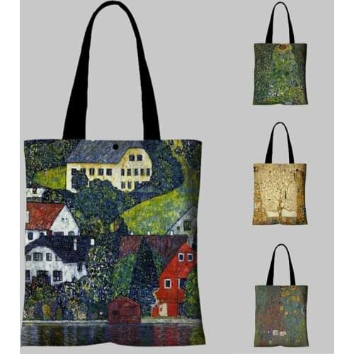 3D Canvas Shopping Bags Womens Student High Capacity Beautifully Multifunction Shoulder Bag Casual All-match Travel Handbags