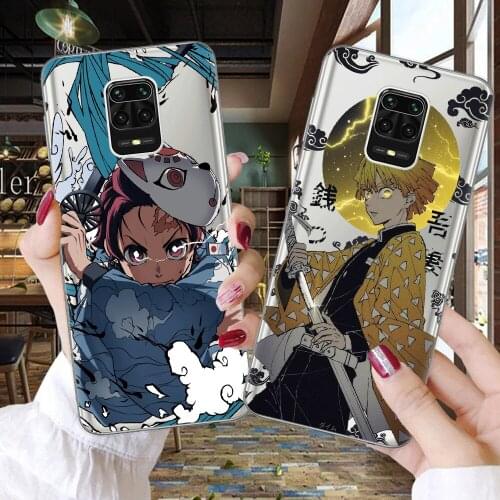 Kamado Nezuko Kimetsu No Yaiba Demon Slayer Phone Case For Xiaomi Mi 10T Note10 Lite Poco X3 NFC Redmi Note 9S 10S 8 9 10 Pro 8T