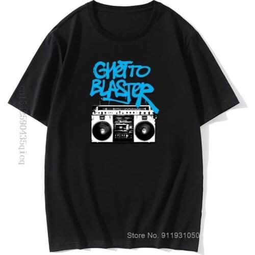 Rock Cassette Red T Shirt Ghetto Blaster Magnetic Tape Records Music Tshirt For Men Vintage Good Nice Tshirt Top Quality