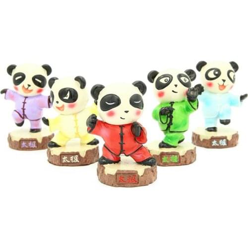 Kongfu Panda Creative gift ornament, Chinese characters, gifts, souvenirs, handmade crafts