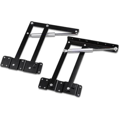 Hot Sales Folding Spring Tea Table Hinge Furniture Lift Up Top Mechanism Hardware Lifting Rack Shelf For Coffee ComputerTable