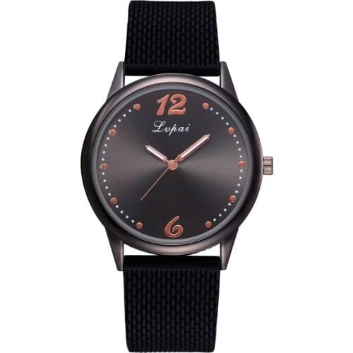 LVPAI Ladies Wristwatches Rose Gold Mesh Simple Clock Cheap Fashion Womens watch Wolesale Bracelet Femmes Hot Selling 533