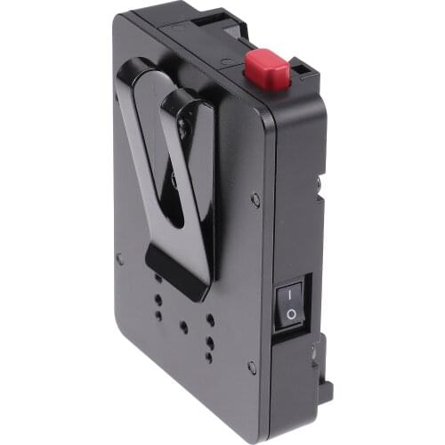 Mini Nano V-Lock Mount Battery Power Supply Plate Adapter with D-tap Pocket Size