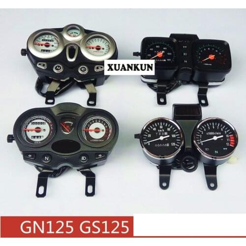 Motorcycle Instrument Assembly GS125 GN125 Code Meter Odometer Five