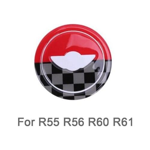 3D Steering Wheel Center Dedicated Auto Sticker for Cooper R55 R56 R60 R61 Clubman Countryman Car Accessories Decals