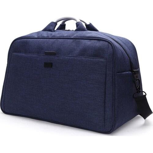New Travel Bag Menundefineds Large Capacity Travel Hand Luggage Bag Wear Resistant Waterproof Cloth Single Shoulder Bag
