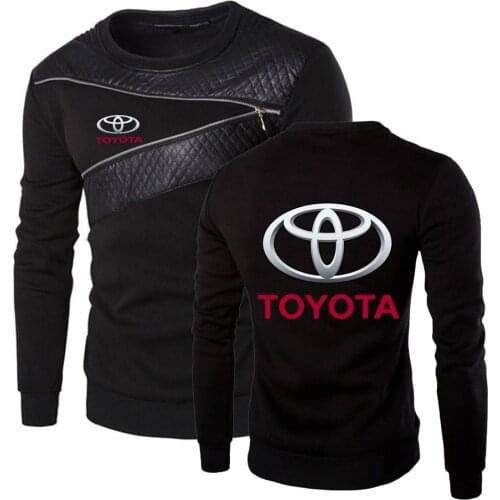 2021 Spring Autumn Mens Toyota Car Logo Customization Pullover 10 Color Cotton Hoodie Print Zipper Sweatshirts Sport Fashion Top