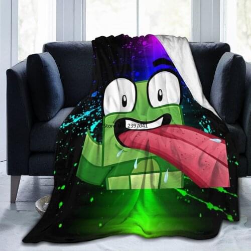 3D-printed Ultra-soft Sofa Blanket Covered Blanket Bedding Flannel Laminated Sofa Bedroom Decorated for Children and Adults