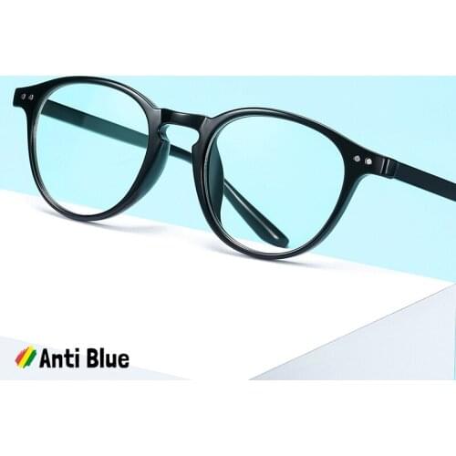 JackJad Vintage Classic Round Style Anti Blue Ray TR90 Eyewear Frame Women Men Computer Gaming Optical Glasses Eyeglasses 2318