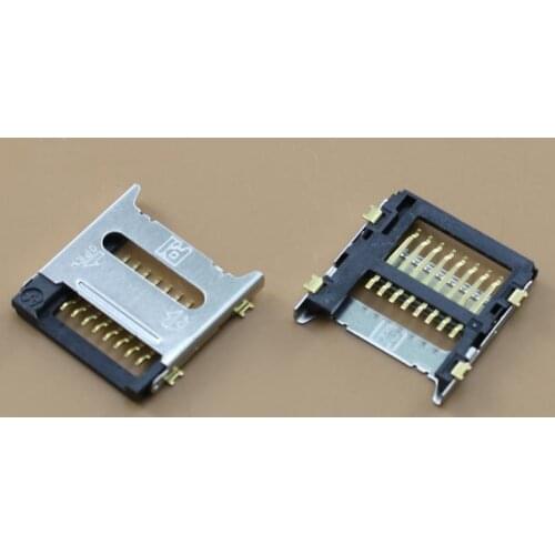 YuXi Micro SD+TF card socket reader holder tray slot connector for flip phone