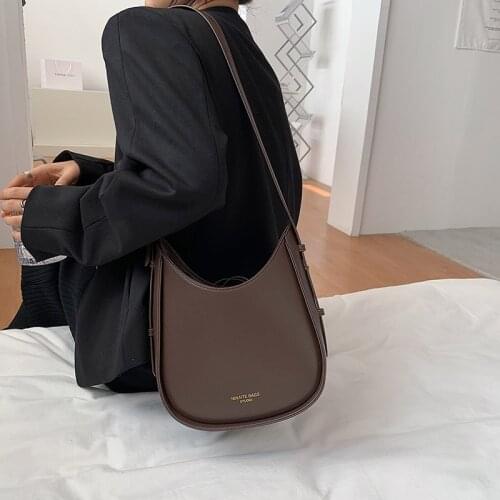 2021 Lady Branded Trending Handbags and Purse Womens Solid Color Hand Bag Fashion Small Pu Leather Shoulder Bags for Women