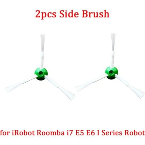 2pcs Side Brush for iRobot Roomba i7 E5 E6 I Series Robot Vacuum Cleaner Spare Parts Replacement Side Brushes Accessories