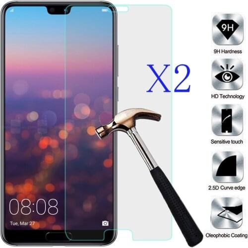2psc/lot Ultra Thin 9H Tempered Glass Screen Protector Explosion-proof Protective Films For Huawei P20 / P20 Lite / P20 Pro