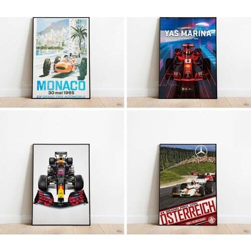 F1 ABU DHABI Grand Prix Yas MARINA 25 November 2018 Poster