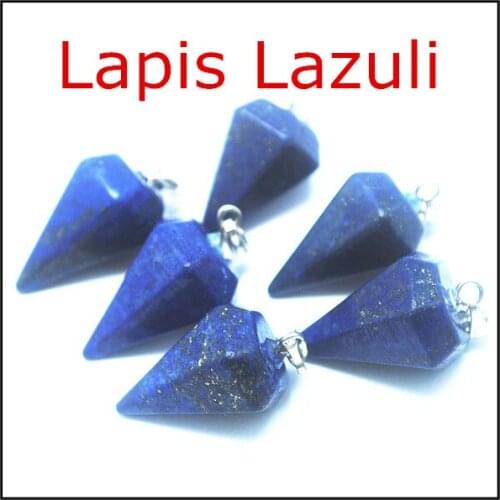 3pcs nature gem stone pendants lapis lazuli yellow tiger eye pink beads new jewelry pendants necklace pendants