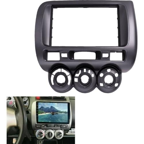9 Inch Car Stereo Radio Fascia Dash CD Panel GPS Multimedia Video Player Navigation Plate for Honda Fit Jazz City 2002 -2008