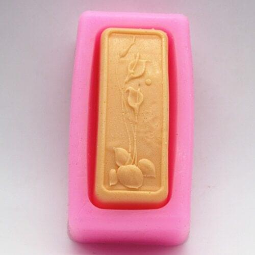 C491 soap mold/handmade soap mold/silicone mold/soap die/silica gel soap die morning glory