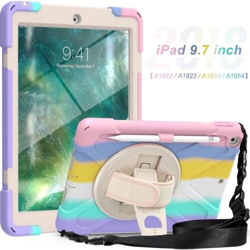 For iPad 9.7 2017 2018 6th Gen Case Shockproof Protective Rugged Duty Tablet Cover For iPad Mini 4 5 A1538 A2133 A2124 2019 Case