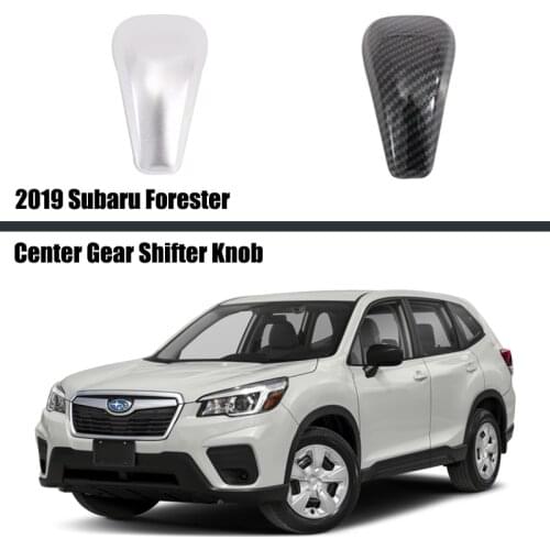 For Subaru Forester 2019 2020 Car Carbon Fiber Gear Shift Knob Head Cover Sticker Trim Fit Car Accessories