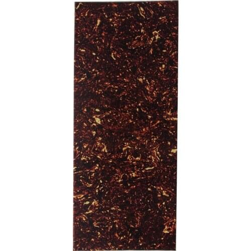 FLEOR Self-adhesive Brown Tortoise Celluloid Acoustic Guitar Pickguard Scratch Plate Blank Material Sheet 20*51*0.067cm