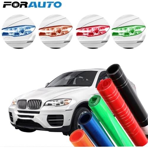 FORAUTO 30cm x 100cm Car Tint Headlight Taillight Fog Light Vinyl Sticker Auto Light Smoke Film Sheet Wrap Decals Car Styling