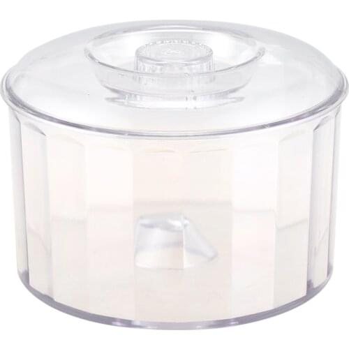 KT-185 Magnetic Clear Tumbler/Bucket, Barrel Polishing Bucket Drums, Jewelry Tool