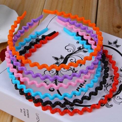 5pcs/lot wave head kids fashion for Women Girls Hairband Sexy Self Headband party Photo Prop Animal Hair hoop Accessories