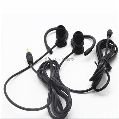 500 Pack Single side earhook earphone 1-bud hook earpiece disposable earphone for sports