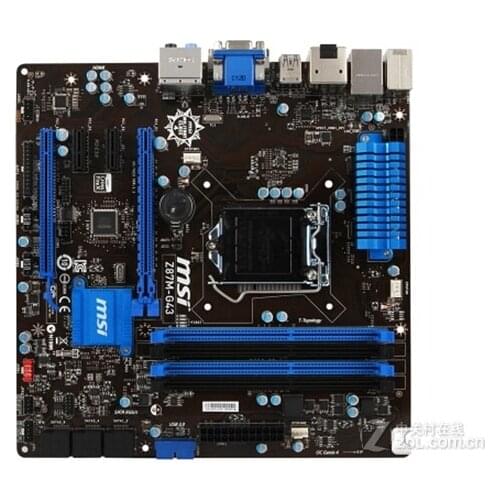 Original motherboard for MSI Z87M-G43 LGA 1150 DDR3 for i3 i5 i7 cpu 64GB Z87 Desktop motherboard Free shipping