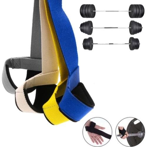 Pro Gym Training Weight Lifting Powerlifting Hand Wraps Wrist Strap Support New Y51D