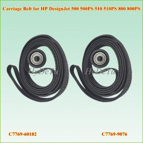 10PCS C7769-60182 C7769-9076 New Compatible Carriage Belt for HP DesignJet 500 510 800 800PS A1 24inch