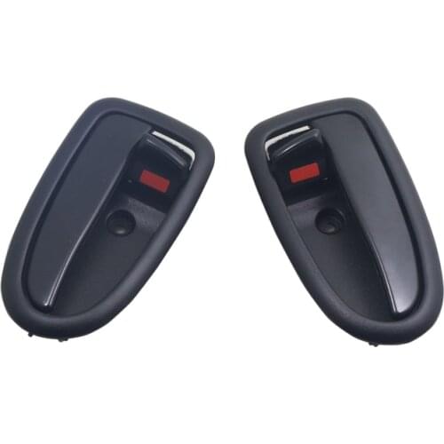 OKC BLACK 2PCS LEFT RIGHT INTERIOR DOOR HANDLE FOR HYUNDAI MATRIX /LAVITA 2001-2010 82610-17000 82620-17000