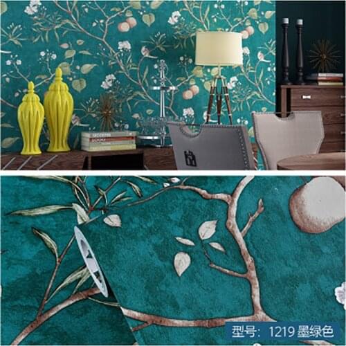 Self-adhesive American retro style wallpaper, classic pattern reproduction, living room background board room wallpaper W85