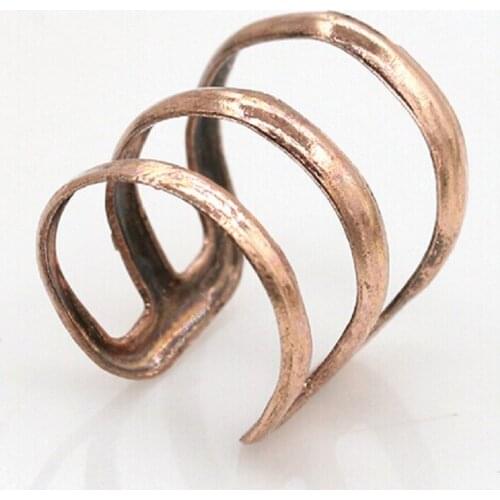 2pcs New Punk Rock Ear Clip Cuff Wrap Earrings No piercing-Clip on Silver Gold Bronze Women Men Party Jewelry Cheap Free Ship