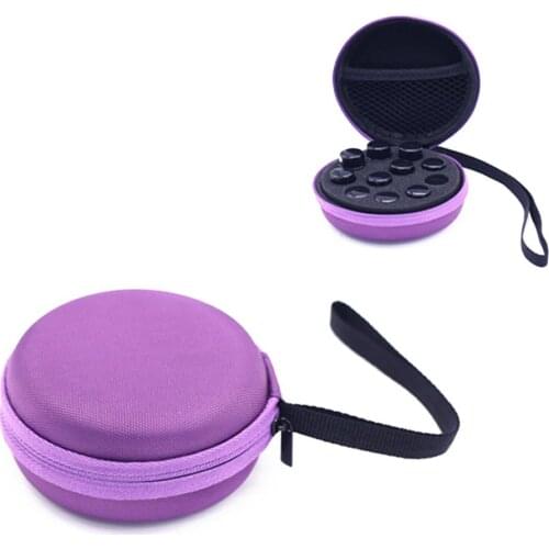 Storage Bag - EVA Round Essential Oil Bag 11 PCS/Pack 1ml 2ml 3ml With Inner Oil Storage Bag Display Box Container Organizer