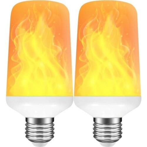 Flame Bulb 5W 9W 12W E27 E14 E12 Full Model AC110V 220V LED Flame Effect Fire Light Bulbs Flickering Emulation Decor LED Lamp