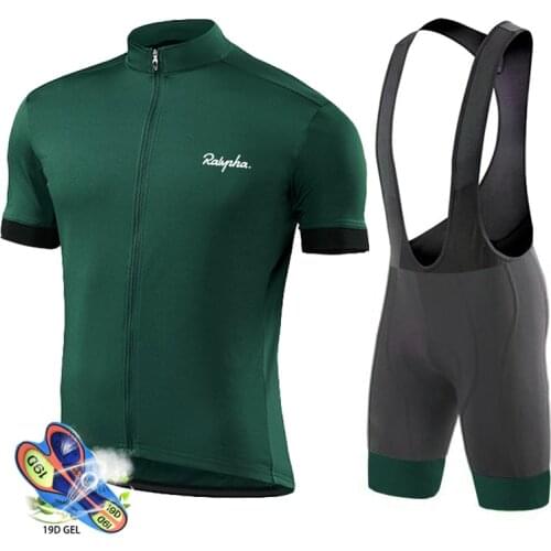 Ralvpha 2021 Cycling Suits Road Bike Wear Clothing Mens Pro Bib Shorts Sets Mtb Bicycle Jersey Clothes Maillot Ciclismo Uniform
