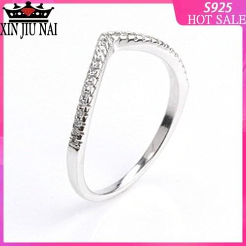 925 Sterling Silver Water Droplet Clear CZ Finger Rings for Women Wedding Engagement Jewelry Girlfriend Gift