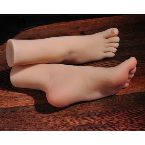 1 Pair Female Mannequin Foot, Women Feet Model for Display Jewerly Sandal Shoe Sock Accessories Shop Store Exhibition