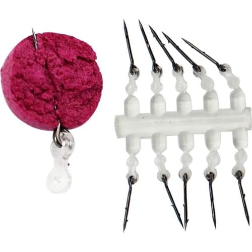 10PCS carp bait bait nails with rubber joints for Ronnie rig fishing Boilie carp fishing tackle tackle bayonet carp feeder