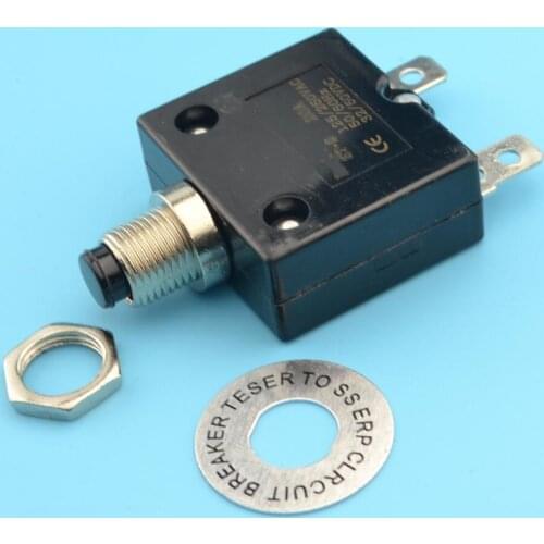 20A Push Reset Button Circuit Breaker Overload Protector mini circuit breaker