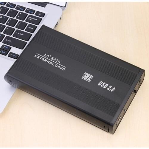 3.5 inch Hot Sale Hard Disk Skillful Manufacture Wear-resistant SATA to USB3.0 Adapter External HDD Enclosure with USB Cable