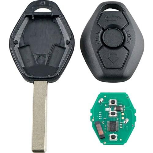 315LP 3 Buttons MHz Remote smart Key with ID7944 ID46 Chip With R/C Function Fit for BMW-CAS2 5 series E46 E60 E83 E53 E36 E38