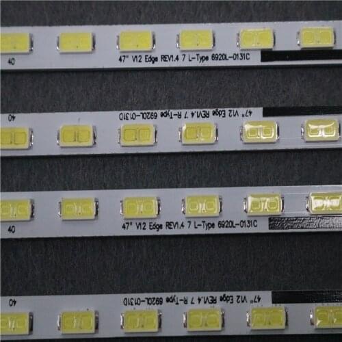 595mm LED Backlight strip 48leds For LG 47" TV 47LW6200 6920L-0131C 6920L-0131D LC470EUE SE R1 47LS4100 6922L-0017A 6922L-0018A