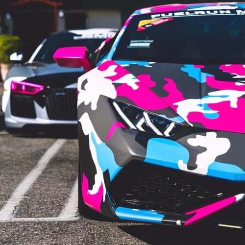 7 Sizes Digital Printing Vinyl Sticker Camo Graphics Vinyl Self Adhesive Car Sticker Decal PVC Camouflage Car Wrap Foils